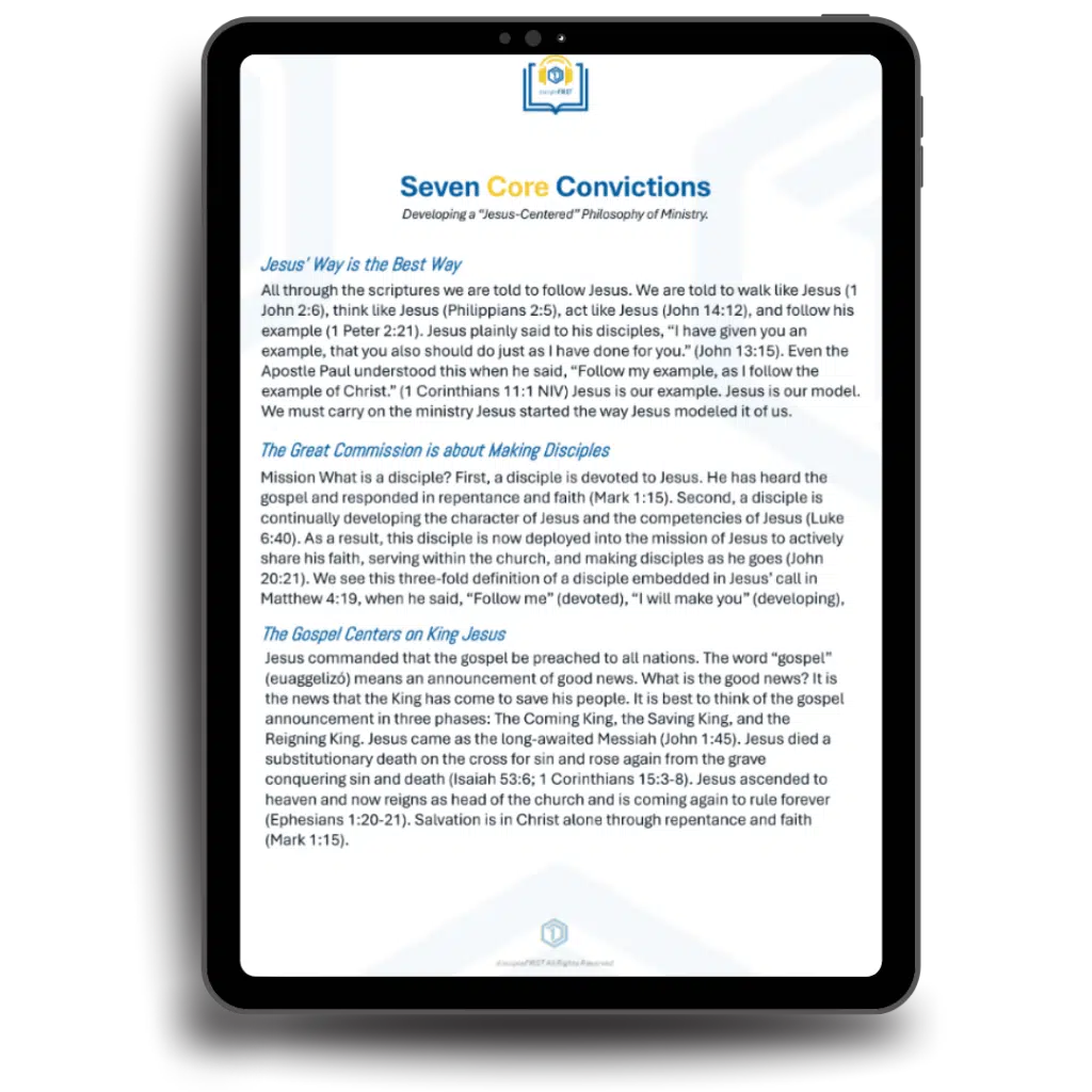 Listening Guide: Seven Core Convictions